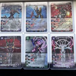 Evangelion Battle Spirits Lot – EVA-01, 08, 13, Mark.06 – 6 Card Bundle