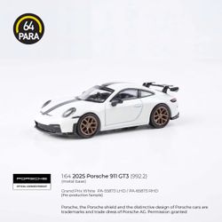 Para64 1:64 2025 Porsche 911 GT3 992.2 Grand Prix White