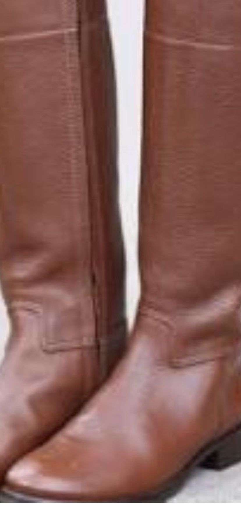 Tory Burch Brown Leather Riding Boot Size 8