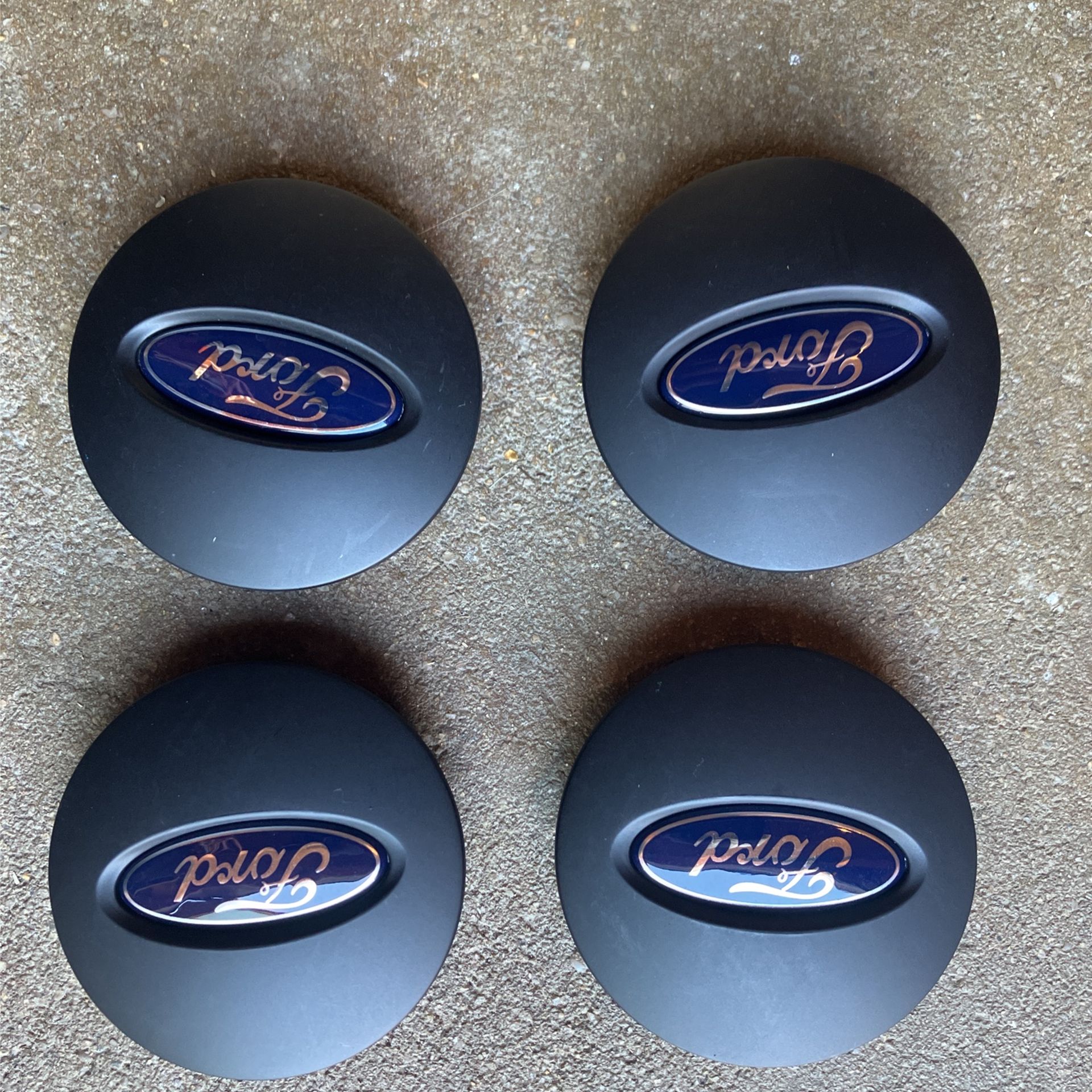 2014 F150 Oem Center Caps Black