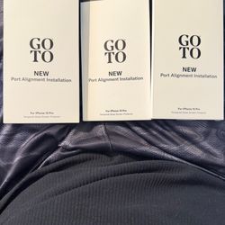 3 Brand New GO TO iPhone 15 Pro Tempered Glass Screen Protectors & Installation Kits.