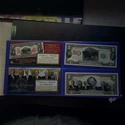 2 Custom Bank Notes 2$ Bills 