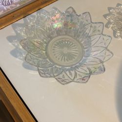 Vintage Iridescent Federal Glass