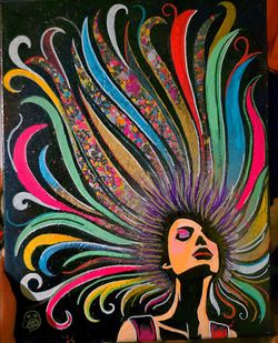 Born Loser Original Hand Painted Canvas Works.  Signed w/ COA