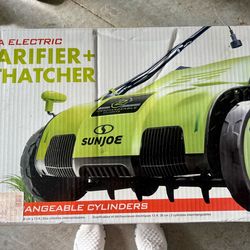 SUNJO Scarifier & Dethatcher