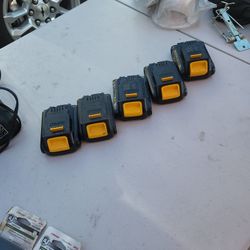 5 Dewalt Batteries $25 each Or 5 For $100