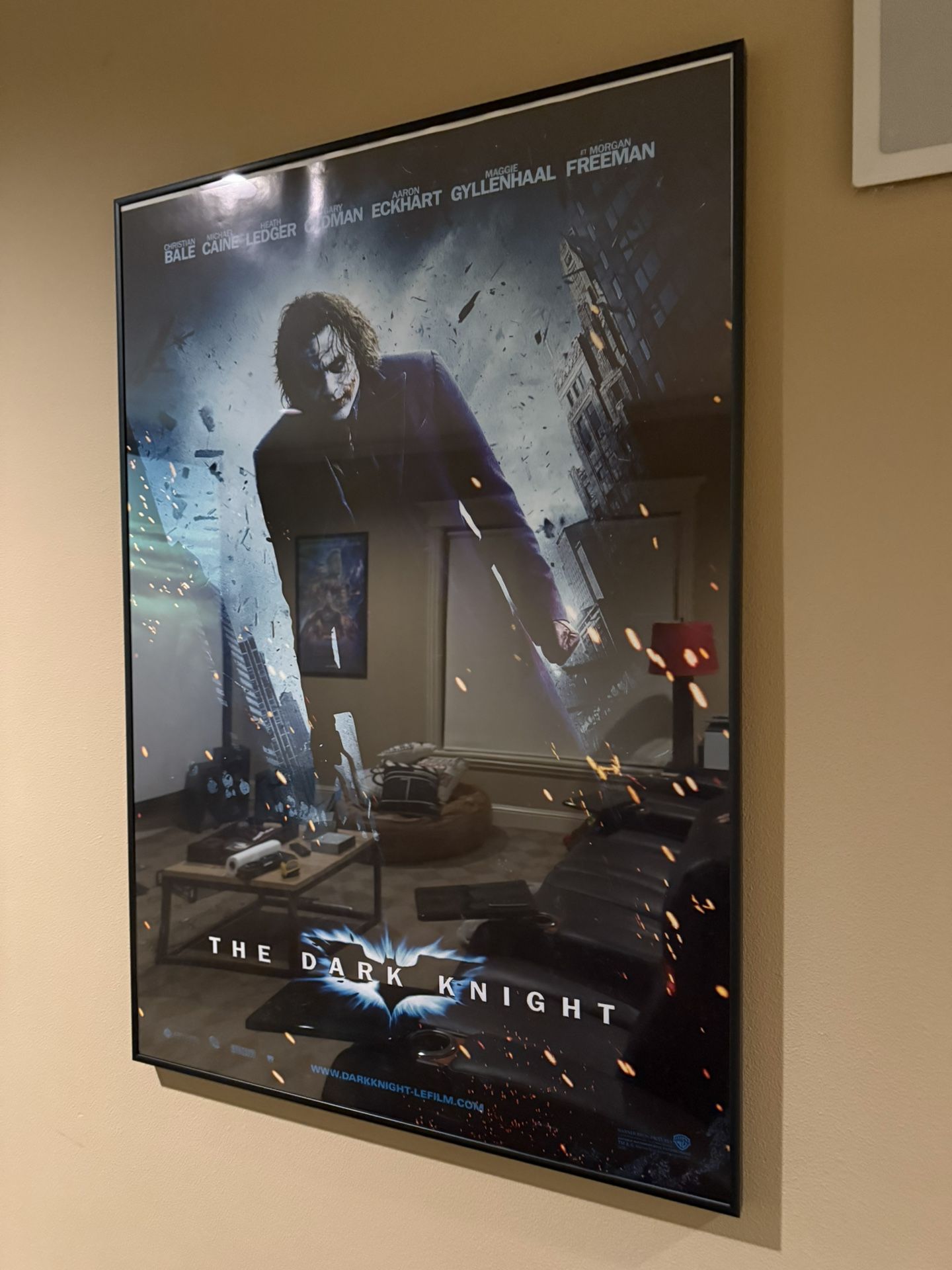Framed The Dark Knight Movie Poster Joker Large Wall Art Heath Ledger