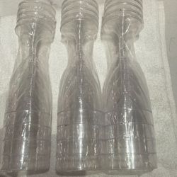 Clear Long Champagne Cups