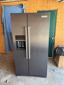 KitchenAid 36” Counter-Depth Side-by-Side Refrigerator - Stainless Steel - 2019
