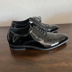 Joseph Abbound Black Leather Shoes