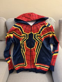 Marvel Men’s  Spider- Man Zip Up Hoodies Size M