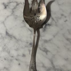 Reed & Barton Serving Fork Monogram S