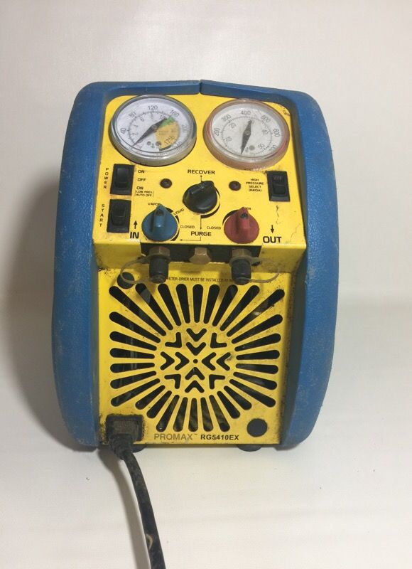 Promax RG5410EX Refrigerant Recovery Machine.