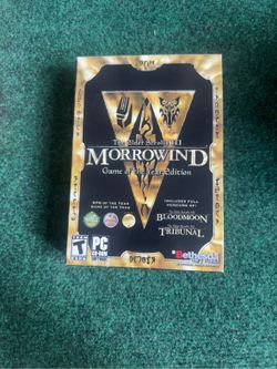 Morrowind Game of the Year Edition PC Big Box