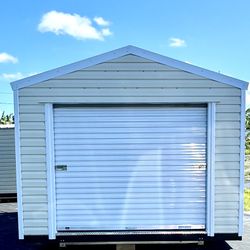 Sheds Store Space W Rolling Doors Windows And Door12x16