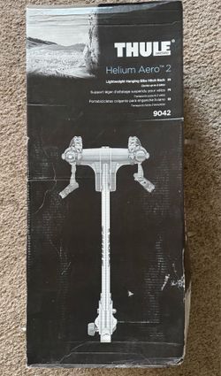 NEW Thule Helium Aero 2 Bike Hitch Rack (9042) - Lightweight, Fits 2 Bikes