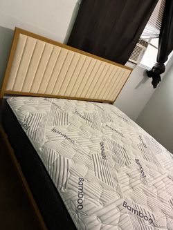 Bed frame and mattress