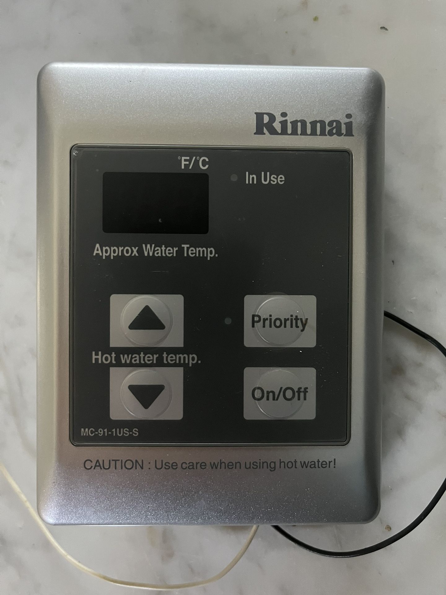 Rinnai Tankless Water Heater Temperature Control