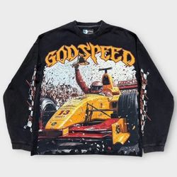 Godspeed F1 Racer Longsleeve, Black, Small