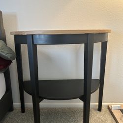 Bedside Table, End Table, Semicircular Table 