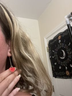 Heart Clip On Earrings