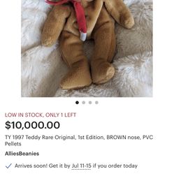 Beanie Baby 1997 Teddy 