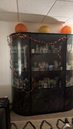 Glass holders and dishes