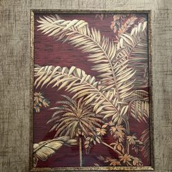 Decorative Palm Framed Pictures 