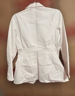 White uniform jacket lab jacket