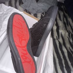 Shiny red cheap bottoms