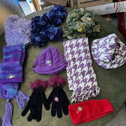 Women’s Winter Hats, Scarves, Headband, & Clothes (See Description for details)