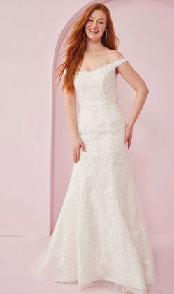 Brand new ALTARD state Vow'd mermaid ivory off shoulders, lace, wedding bridal dress gown 2