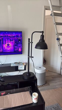 Large Black Industrial Style Desk Lamp