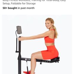 The DB Method Squat Machine, Workout Equipment for Home Gym, Exercise Leg and Glutes, Low Impact Lower Body Fitness Workouts, Training for Total-Body