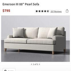 Ivory/cream Sofa