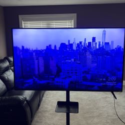  “60” Vizio Smart TV w/ Rolling Stand – Works Perfect”