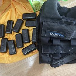 WEIGHTED VEST VMAX INCLUDES 20 2.5 lb WEIGHTS