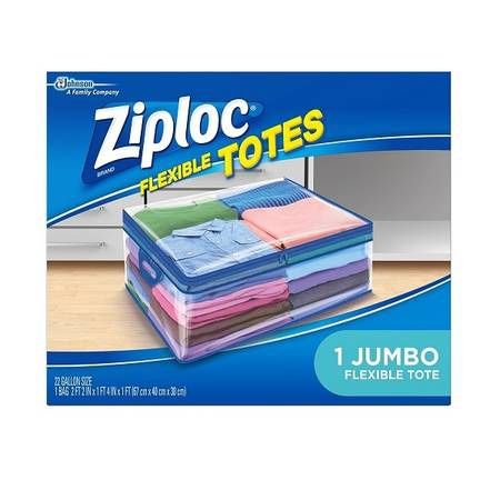 NICE! Ziploc Flexible Storage Tote - Jumbo XXL - 22 Gallons - Storage Organization
