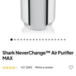 Shark Never Change Air Purifier Max HP302: True HEPA, 5 Settings, 1(contact info removed) sq. ft., Programmable Timer, CARB Certified