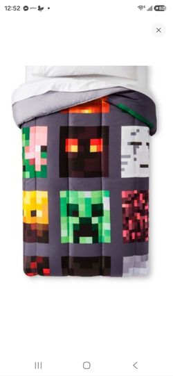 Minecraft Twin bedding