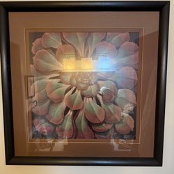 Wood Frame Large Flower