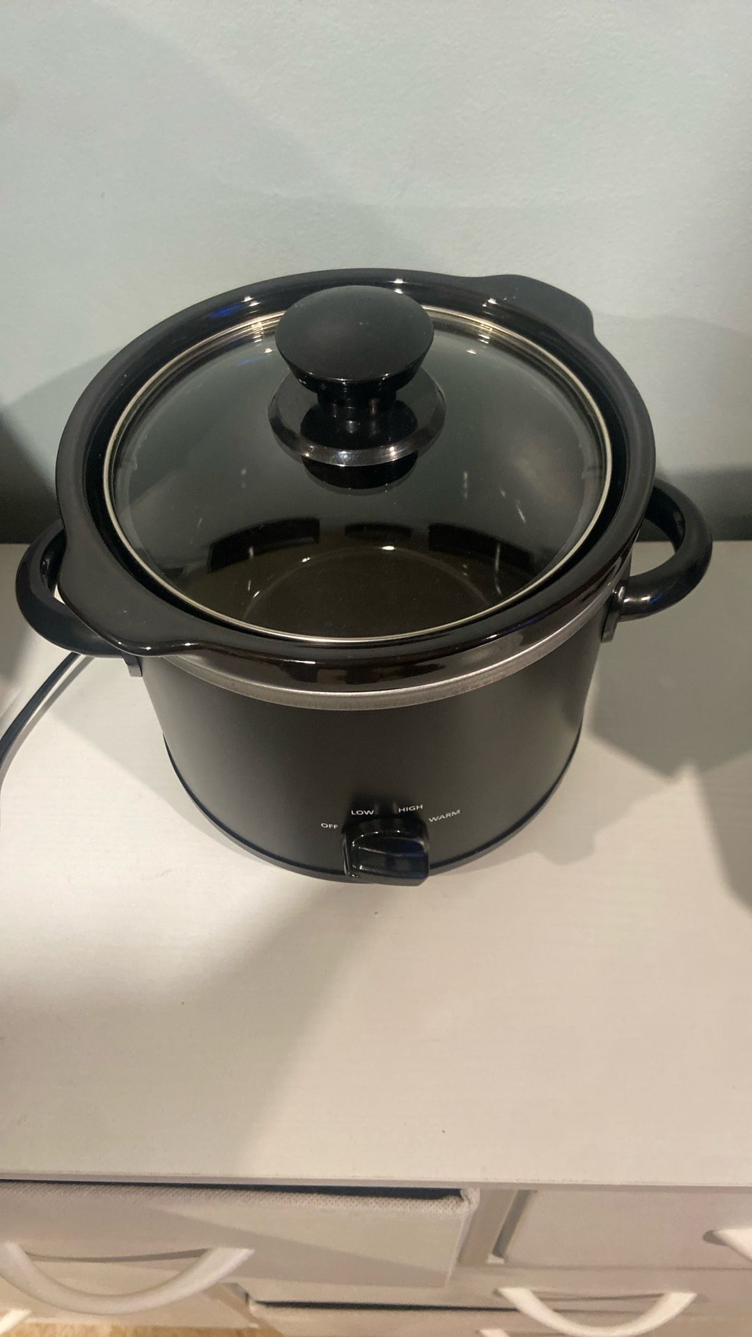 Black Small Slow Cooker