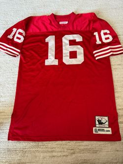 Rare Vintage Authentic Mitchell & Ness Throwbacks Joe Montana 49ers Jersey Size 52, Not Purdy, Aiyuk, McCaffrey, Kittle, Warner