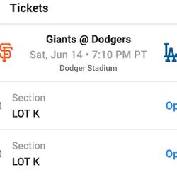Dodgers Parking Pass/Ticket 