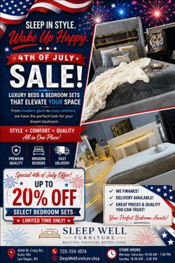 🇺🇲 Sectionals, Queen, King Bedrooms, Dining, Mattresses  Sales!