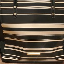 Anne Klein Cream/ Black Handbag