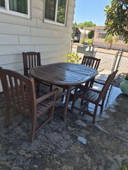 Dining patio set 6 chair