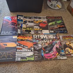 Car Books and Magazines Lot