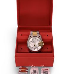 Diesel Dz218SET Silver Sunburst Dial - Used 