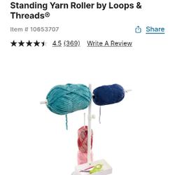 Standing Yarn Roller by Loops & Threads®. City Of Orange 🍊. 